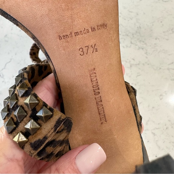 🐆 Leopard print Manolo Blahnik heels - Picture 5 of 8
